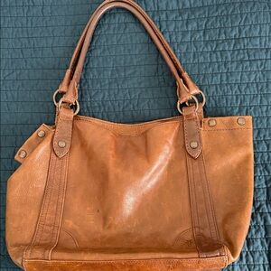 Frye Brown Leather Tote Bag